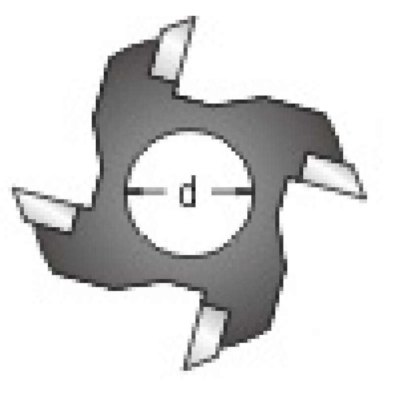 116R-0 Four Wing Cutter 4 Flute 0° Angle