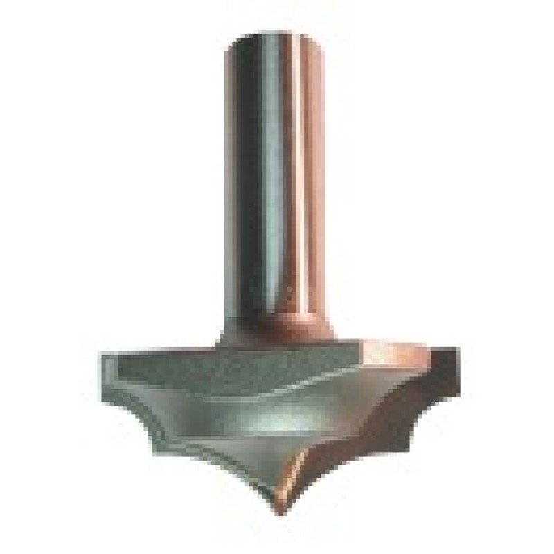 117RPD8-41 Round Over Plunge Bit 2 Flute 1/4" & 19/32" Radius 1/2" Shank