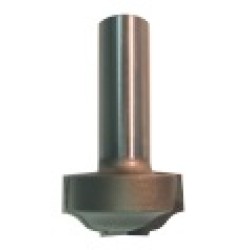 124RB8-30 Step Flat Ogee Plunge Bit 2 Flute 15/64" Radius 1/2" Shank