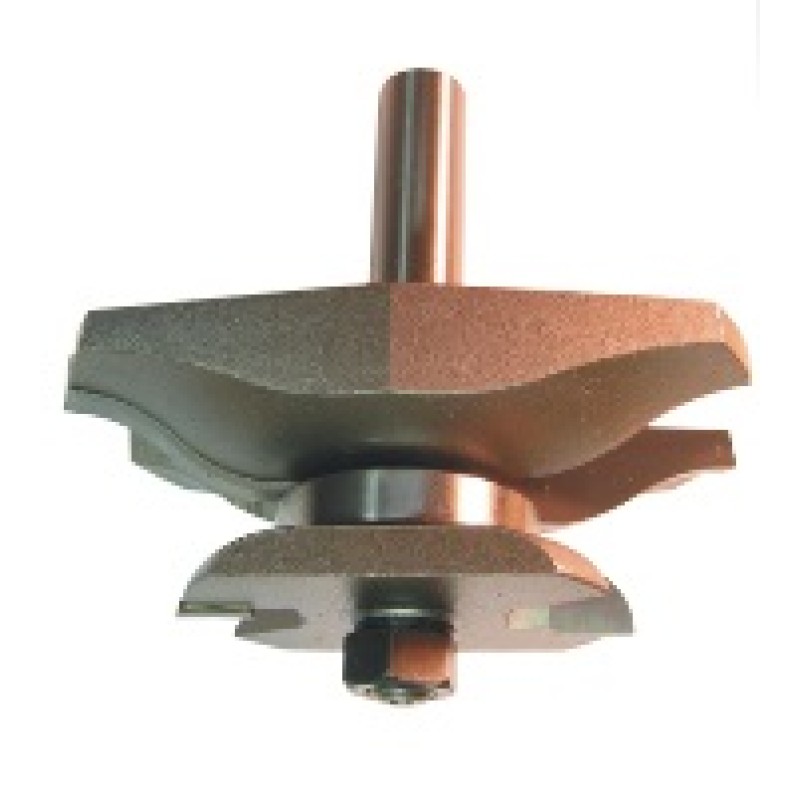 126R8-84BC Ogee Fillet Raised Panel Bit With Back Cutter 2 Flute 1/2" Shank
