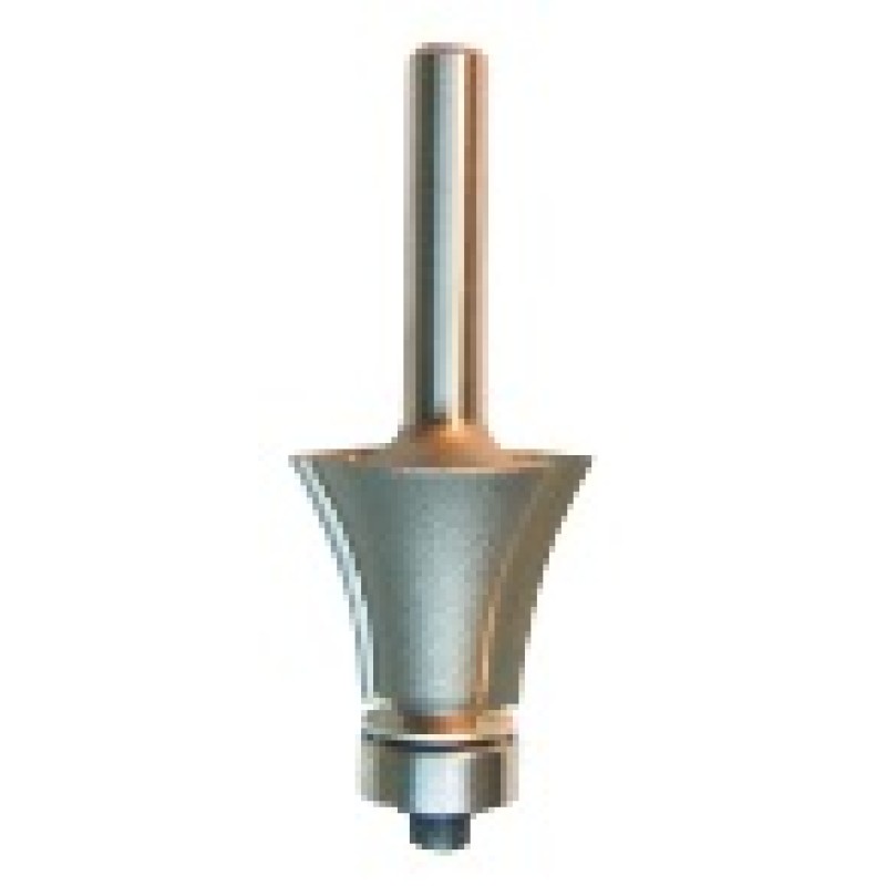 140RB4-24 Edge Forming Bit 2 Flute 1-21/32" Radius 5/8" Cutting Height 1/4" Shank