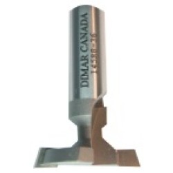 145R8-36 T Slot Bit 2 Flute 1/4" Height 1-3/8" Diameter 1/2" Shank