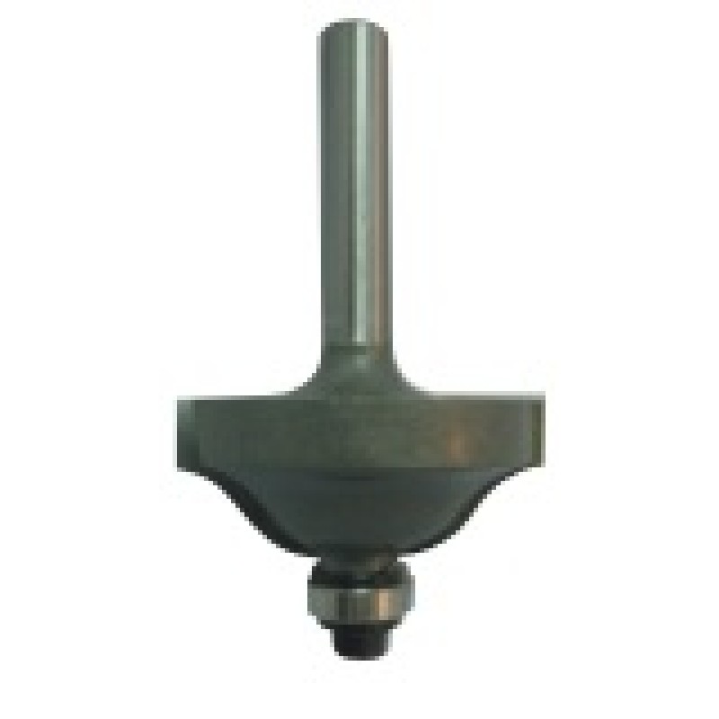 150R4-34 2 Piece Fail & Stile Bit 2 Flute 35/64" Cutting Height 21/64" Radius 1/4" Shank