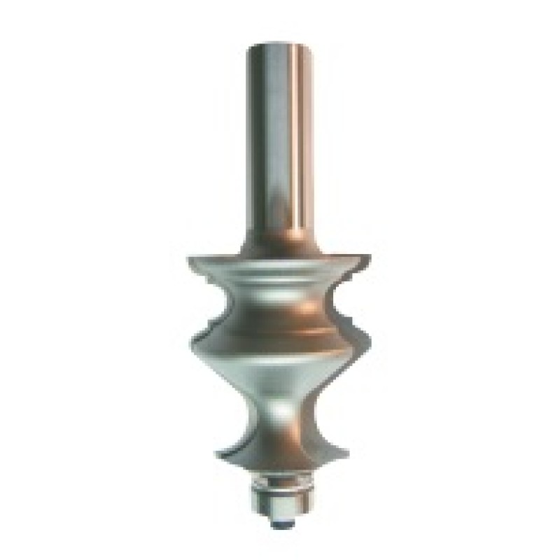 156R8-51 Edge Forming Bit 2 Flute 1/8" & 1/4" Radius 1-5/8" Cutting Height 1/2" Shank