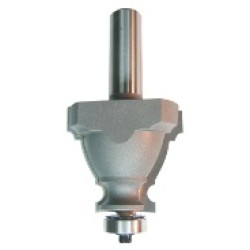 156R8-57 Edge Forming Bit 2 Flute 1/8" Radius 1-1/2" Cutting Height 1/2" Shank