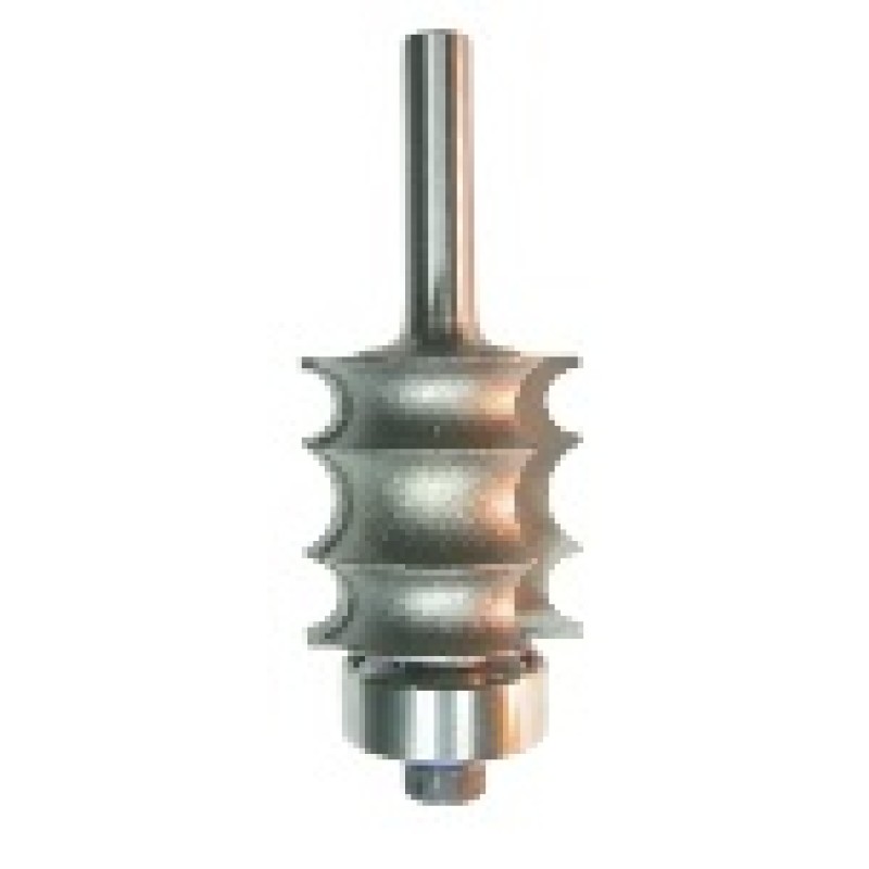 160R4-25 Edge Forming Bit 2 Flute 1/8" & 3/16" 1" Cutting Height 1/2" Shank