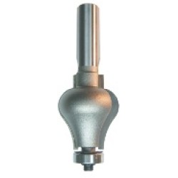 166R8-31 Handrail Bit 2 Flute 1-1/2" Cutting length 1/2" Shank