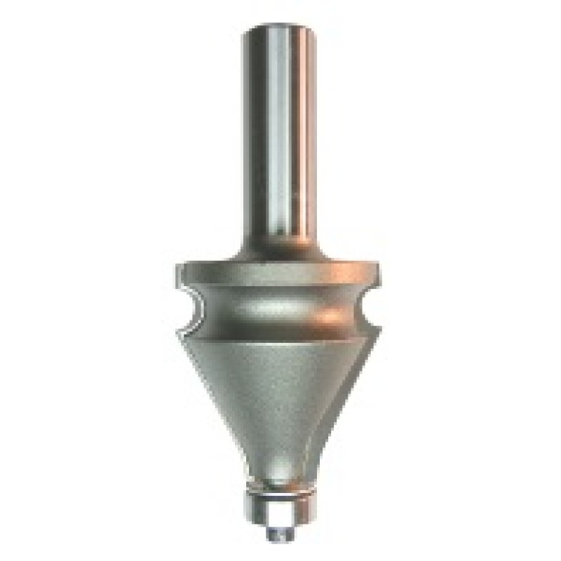 166R8-35 Handrail Bit 2 Flute 1/8" Radius 1-1/2" Cutting Height 1/2" Shank