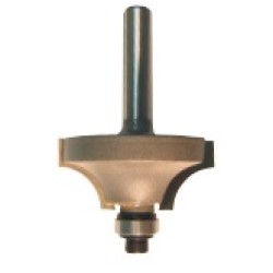 172R4-33 Ovolo Sash Bar Joint Bit 2 Flute 19/32" & 3/8" Cutting Height 11/32" Radius 1/4" Shank