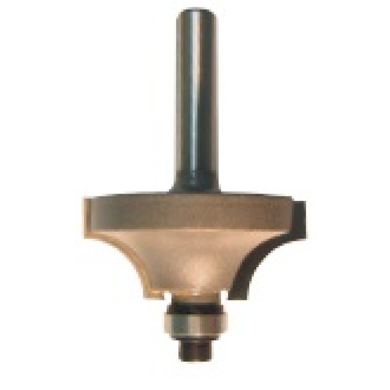 172R4-33 Ovolo Sash Bar Joint Bit 2 Flute 19/32" & 3/8" Cutting Height 11/32" Radius 1/4" Shank
