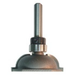 173R4-36 Ovolo Sash Bar Joint Bit 2 Flute 15/32" & 3/8" Cutting Height 11/32" Radius 1/4" Shank