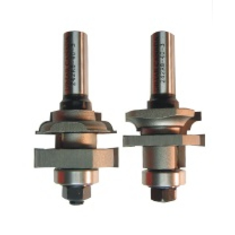 242R8-40-3 2 Piece Rail & Stile Bits 2 Flute 1/4" Cutting Height 1/2" Shank