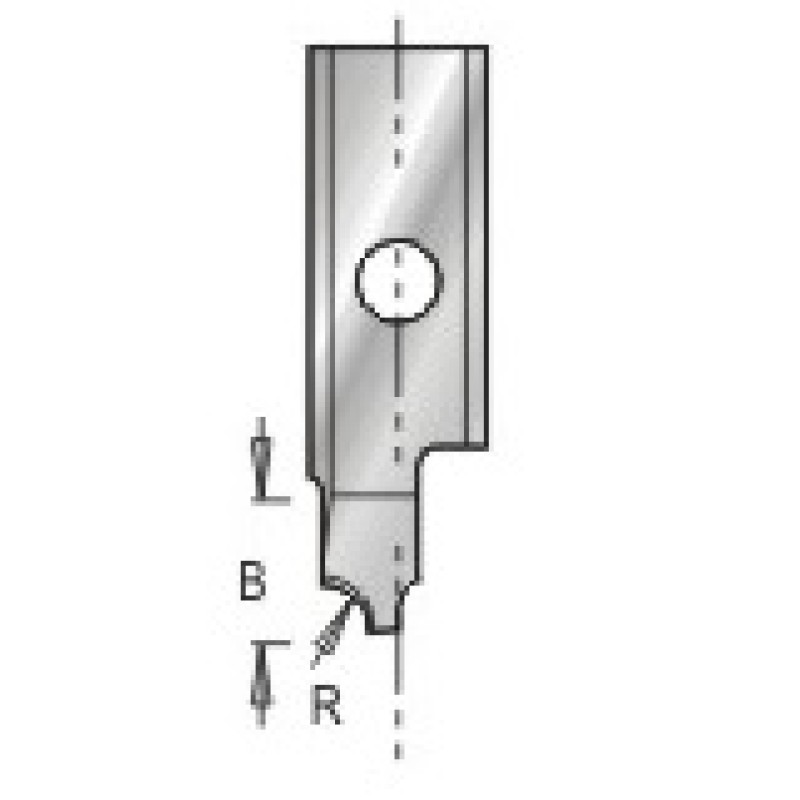 3185027 Engraving Insert Knife Corner Round 3.2 Radius 8mm Height