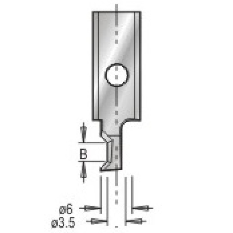3185036 Insert Knife Cutting and Chamfering 1mm