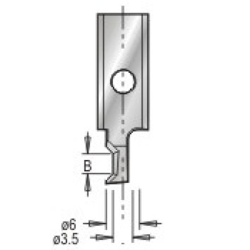 3185039 Insert Knife Cutting and Chamfering 8.3mm