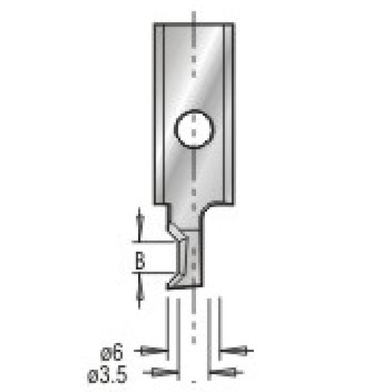 3185042 Insert Knife Cutting and Chamfering 3.3mm