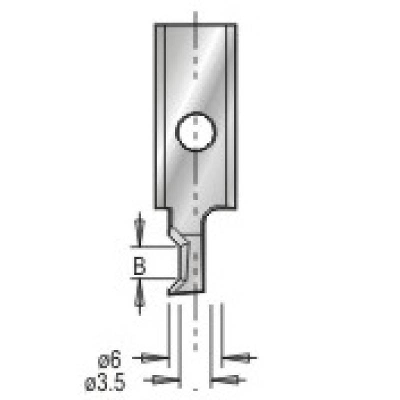 3185043 Insert Knife Cutting and Chamfering 4.3mm