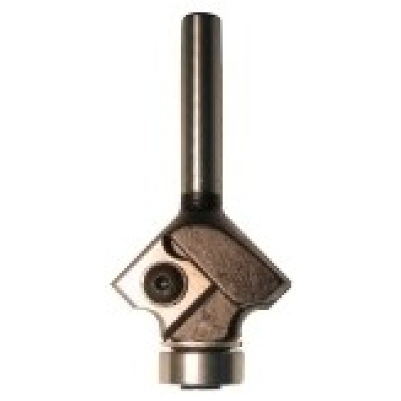 92R4-345 Bevel Round Over Trimming Bit 2 Flute 1/4" Shank 45° Angle 3109323 Knife