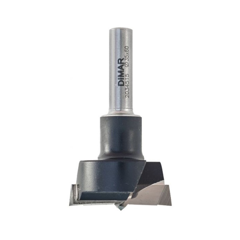 Carbide Tipped Boring Bit for Hand Routers 25mm Diameter 