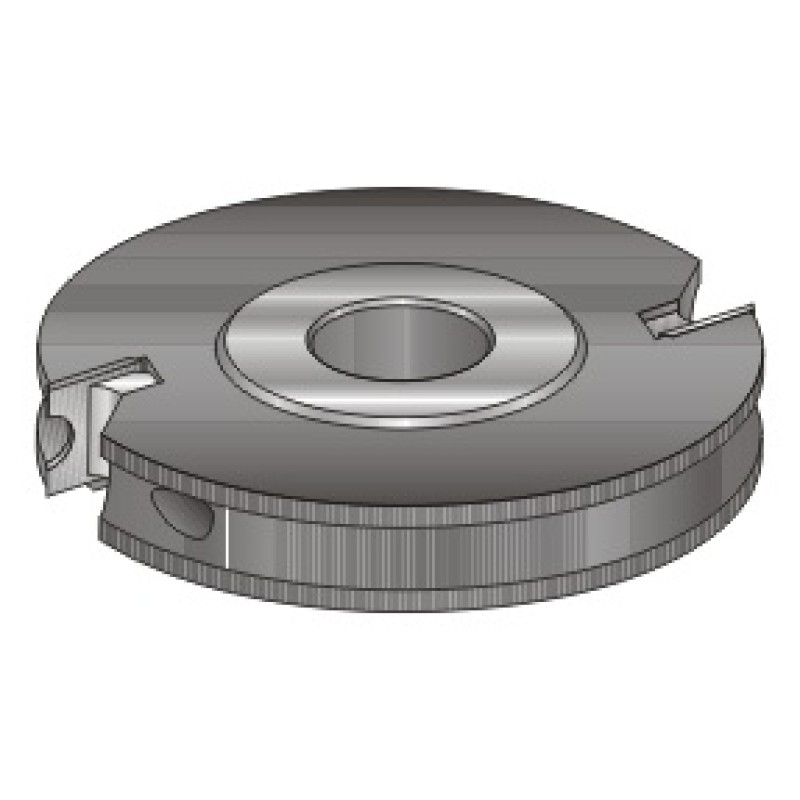 K129C125-12 Bull Nose Profile Cutter 12mm Radius 30mm Cutting Height