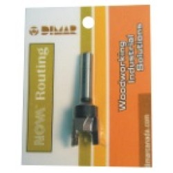 MB-10A4 Mortising Bit Assembly 2 Flute 1/2" Cutting Height 5/8" Diameter 1/4" Shank