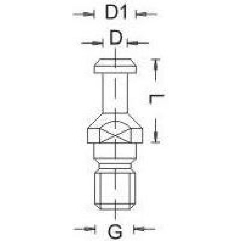 N650020 Pullstud M16 - Cosmec Maka