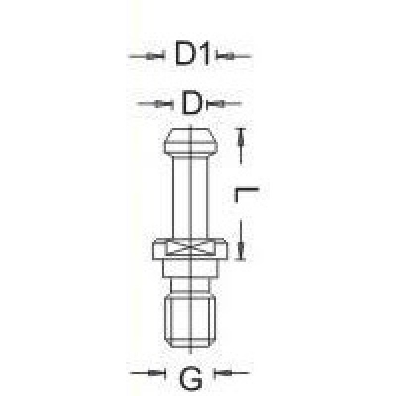 N650040 Pullstud M12 - Heian