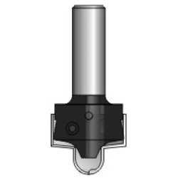 N8-B53 Core Box Bit Type B 1 Flute Multi Profile System 1/4" Radius 1/2" Shank