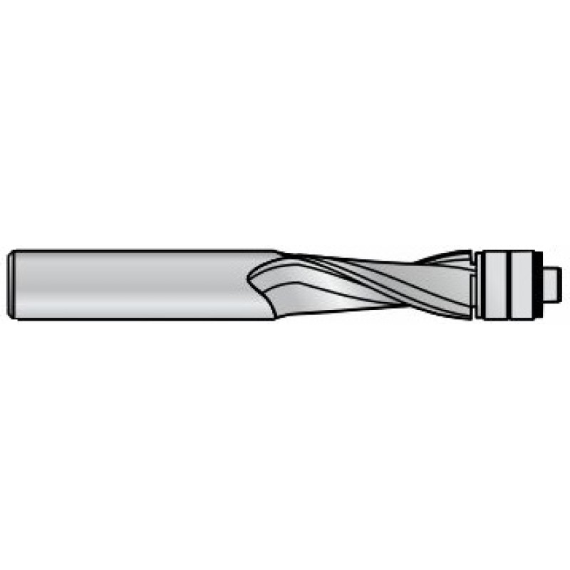 SCB812 Spiral Bit 2 Flute 1/2" Diameter 1-1/4" Cutting Height 1/2" Shank