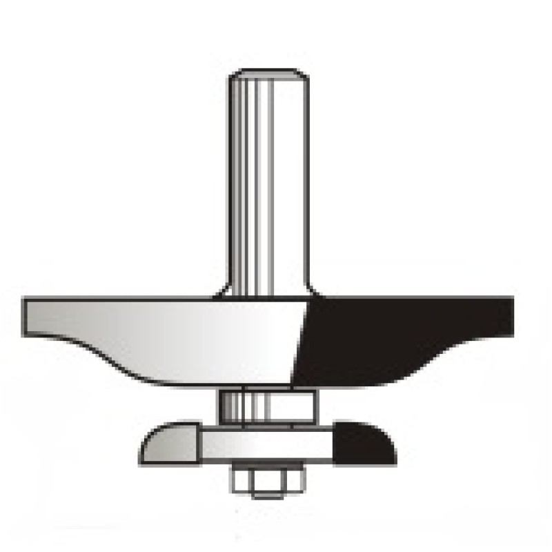 WP126884BC Woodpecker 3 Piece Ogee Style Cabinet Door Set 2 Flute