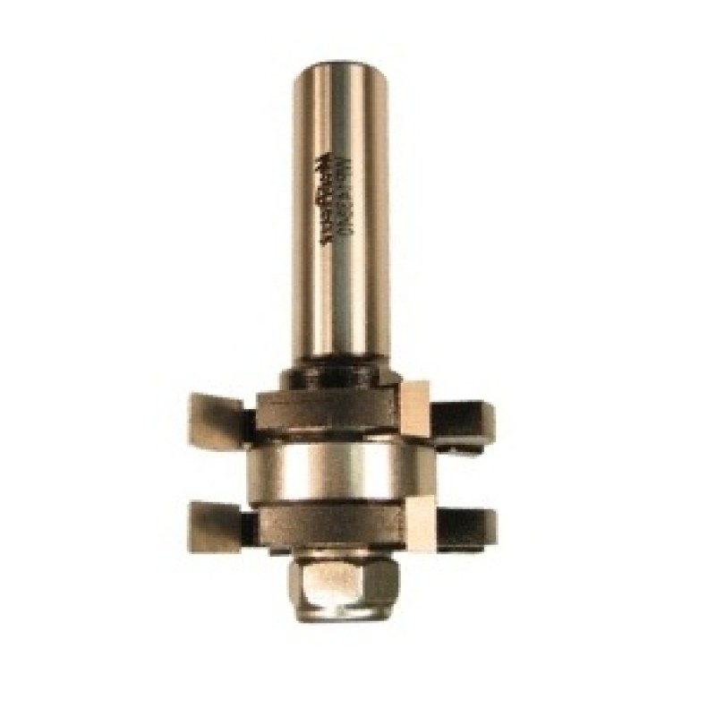 WP143840 Woodpecker Tongue & Groove 1 Piece Bit Set 4 Flute 3/4" & 1/4" Cutting Height 1/2" Shank