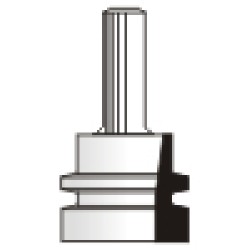 WP149838 Woodpecker Glue Joint Bit 1-1/4" Cutting height 1/2" Shank