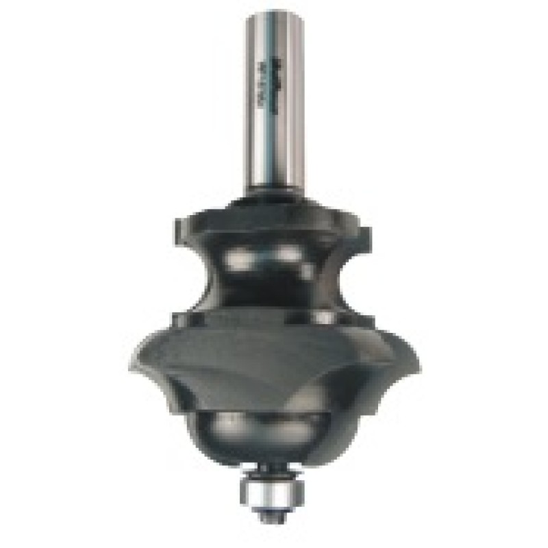 WP167854 Woodpecker Moulding Bit 2 Flute 3/8" & 11/32" Radius 1-7/8" Cutting Height 1/2" Shank