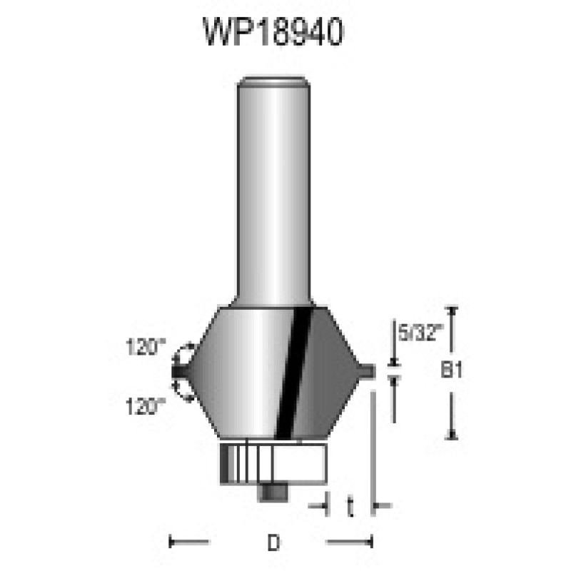 WP18940 Woodpecker Edge Banding Bit For Set B 
