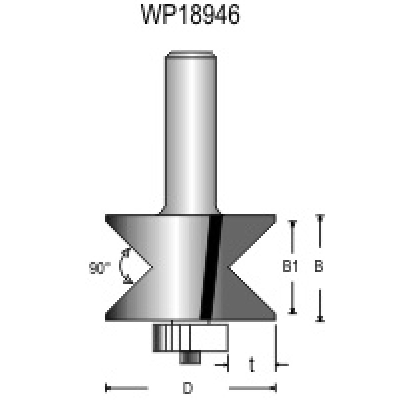 WP18946 Woodpecker Edge Banding Bit For Set A