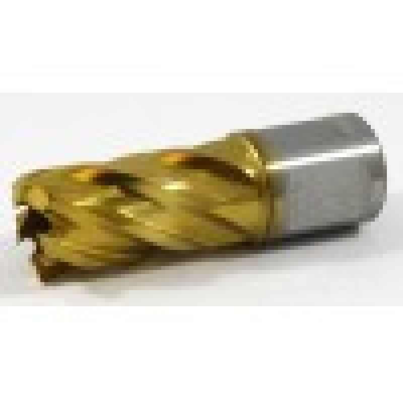 63134127106 Slugger Cutter TiN ID Sharpened 1/2" Diameter x 1" Depth S5000IDTN