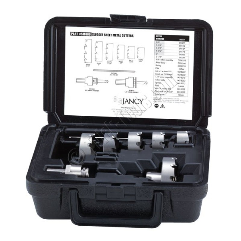 63134999056 Slugger Sheet Metal Cutter Set (Electricians) 7/8 to 2-1/2" Diameter SM000