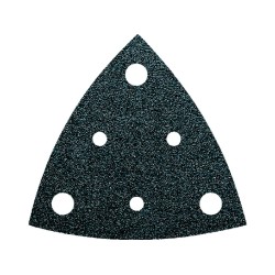 63717108019 Perforated Triangular Sandpaper Aluminum Oxide grit 40 - 50-PACK