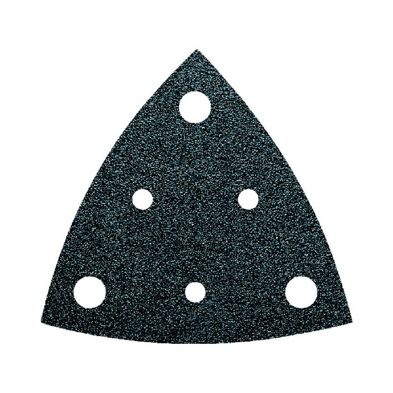 63717109013 Perforated Triangular Sandpaper Aluminum Oxide grit 60 - 50-PACK