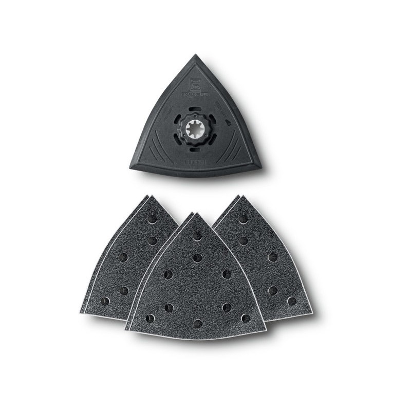 63806204210 Sanding Pad Set SLP triangular 130mm perforated