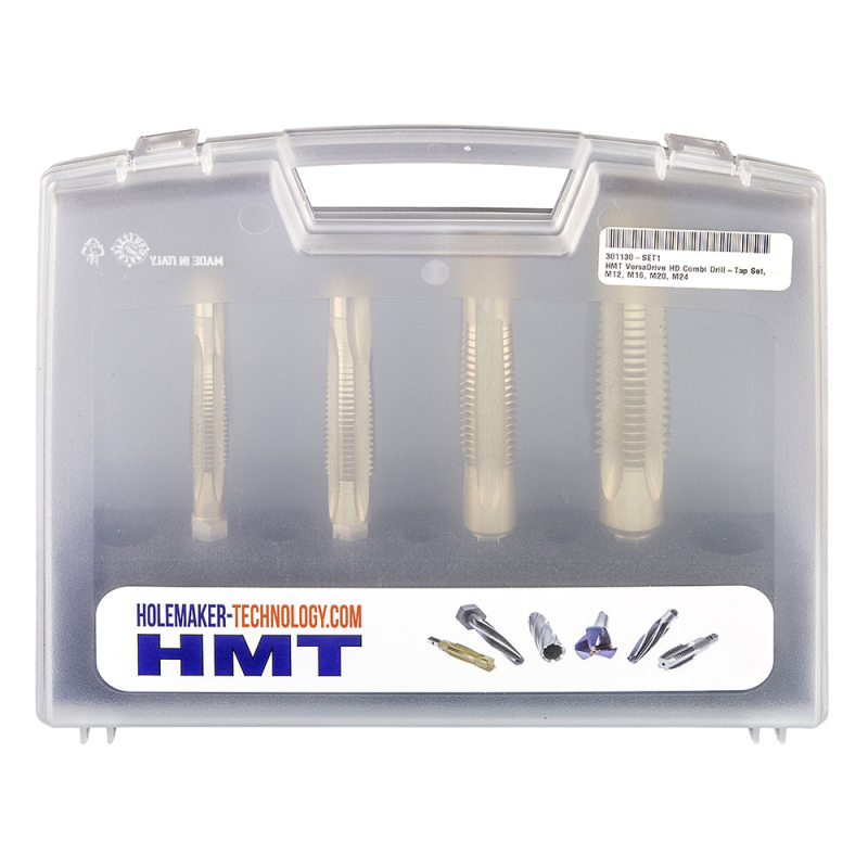 Versadrive SET Heavy Duty Drill-Taps (1/2,5/8,3/4,1in. UNC)