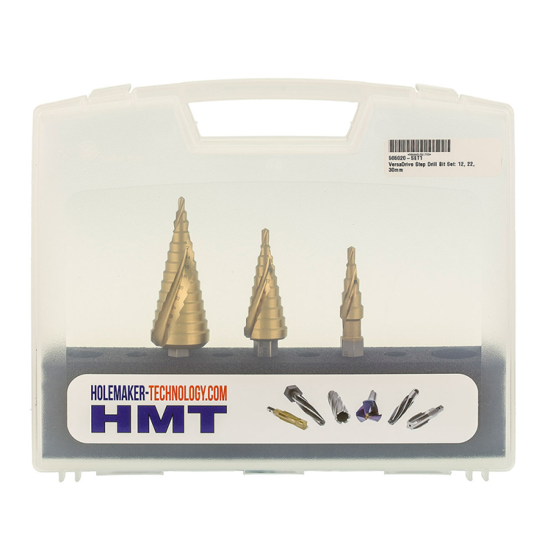 VersaDrive SET Impact Step Drill Bits 1/2, 7/8 & 1-3/8"