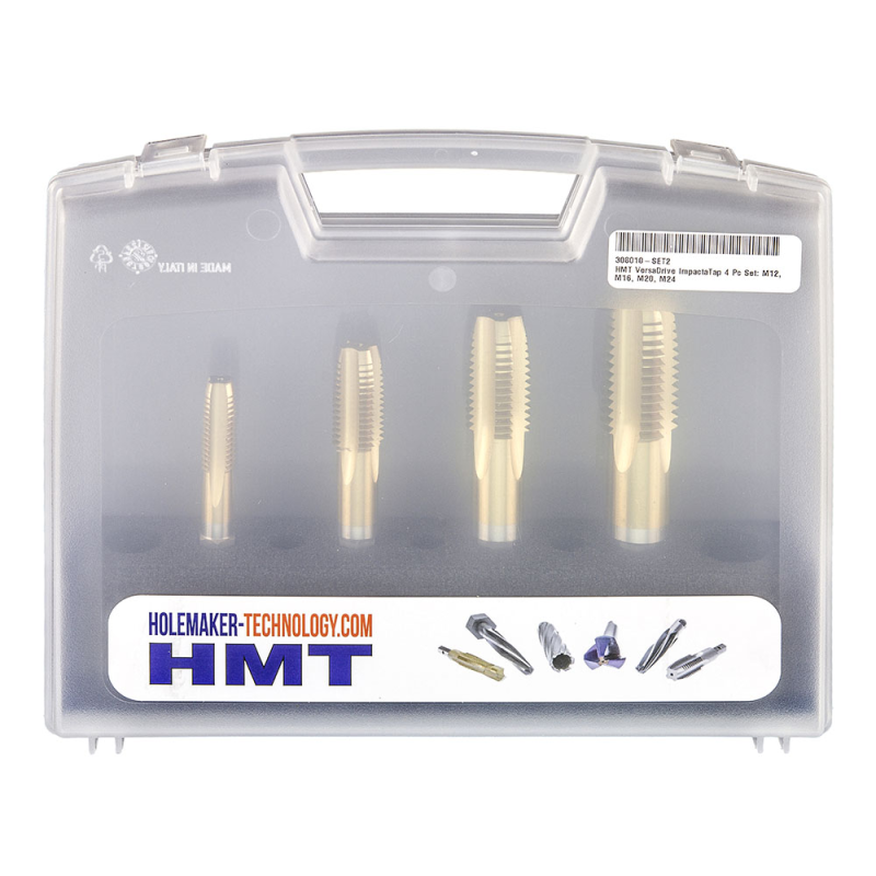 VersaDrive SET ImpactaTaps 1/4, 5/16, 3/8, 1/2 & 5/8"
