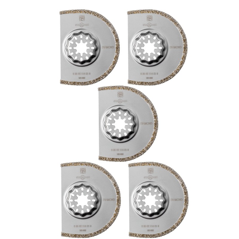 63502114230 Starlock Mount Diamond Segment Saw Blades 75mm x 2.2 thick 5-PACK