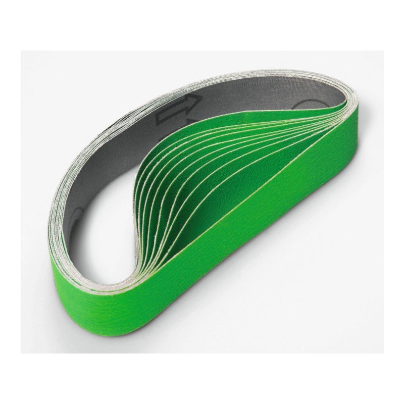 Ceramic Belts (10 pack) grit 80 RS 10-70E 1-1/8 x 21 in (30x533mm)
