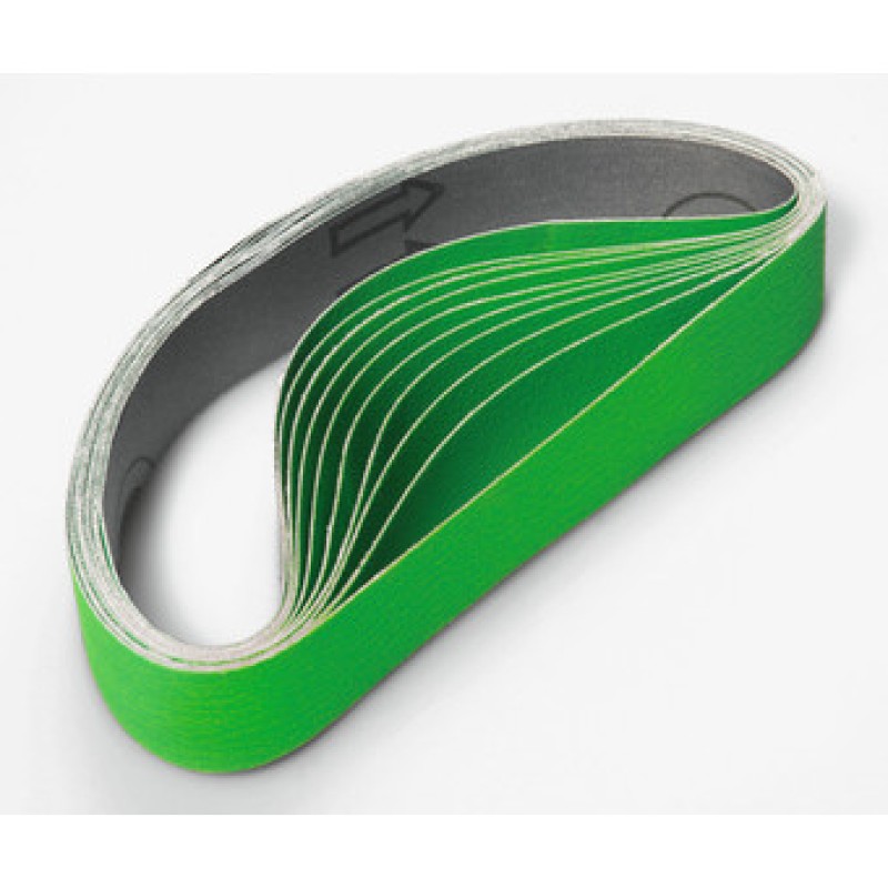 Ceramic Belts (10 pack) grit 120 RS 10-70E 1-1/8 x 21 in (30x533mm)