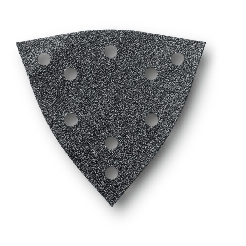 63717292020 Sanding Sheets Triangular 130mm grit 40 perforated 16-pack