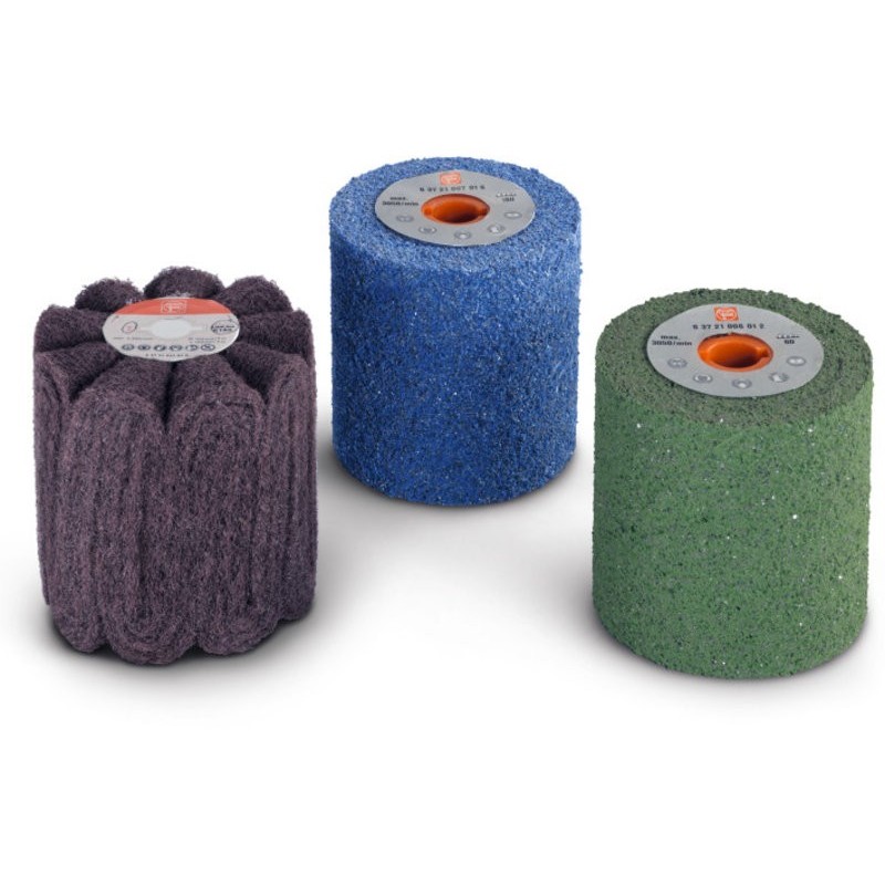 Satin Finishing Set 4x4 in. (3 wheels)