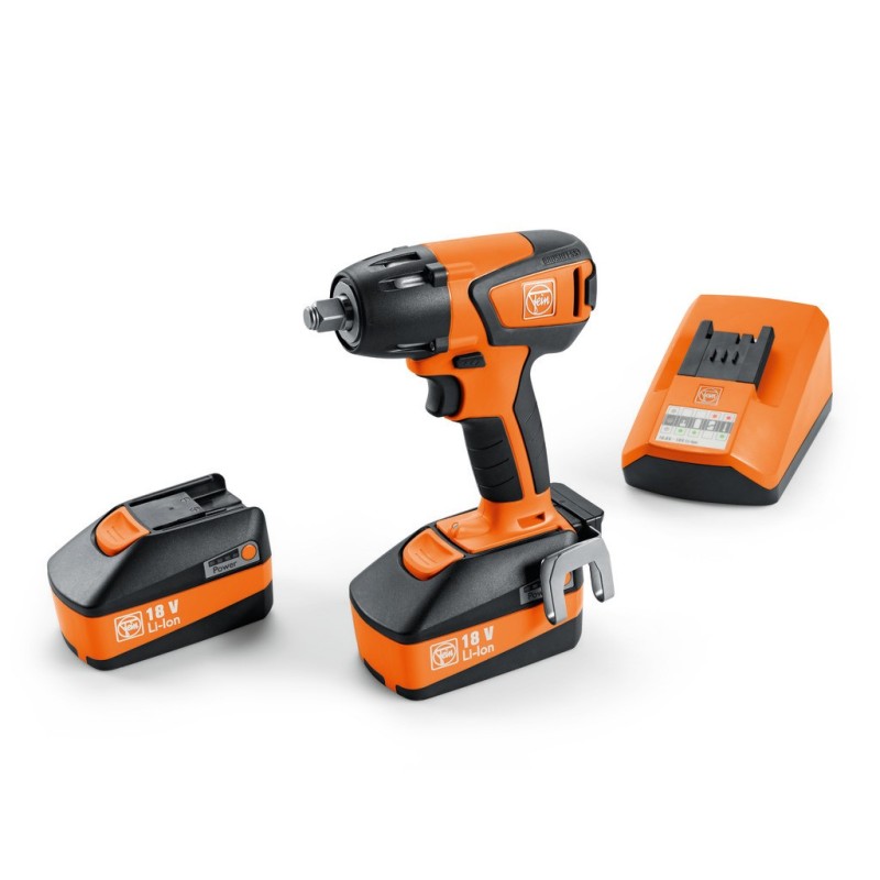 ASCD18-300W2 BASIC SET Cordless Impact Wrench 18V 5Ah sq. drive