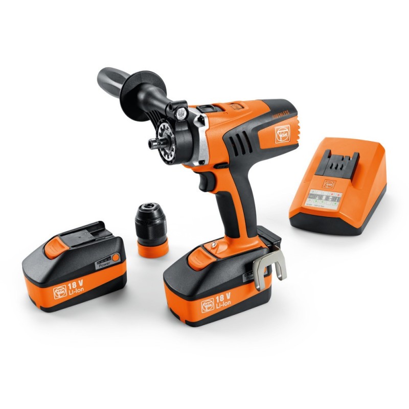 ASCM18QM BASIC SET Basic Set Cordless Drill-driver 18V 5Ah 4-speed